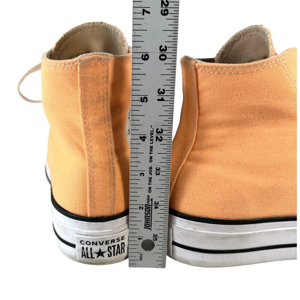 Converse Chuck Taylor All Star Lift Hi Platform Peach Beam Orange Womens 8